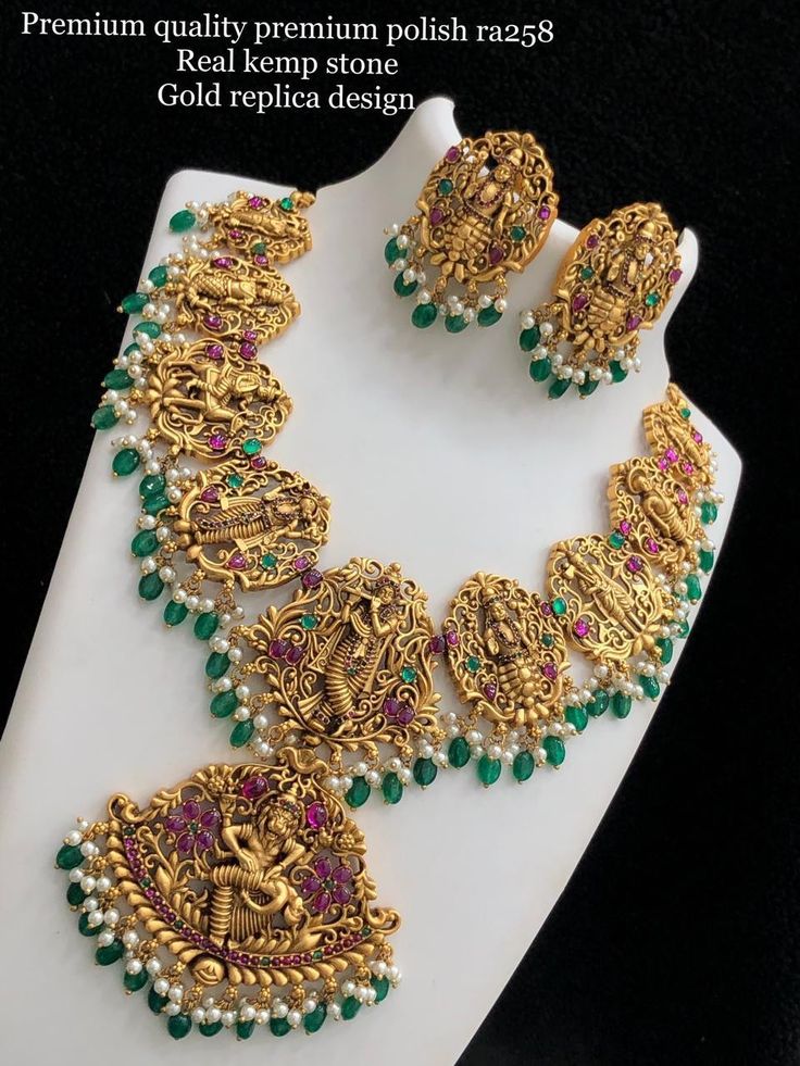 Designer Premium Kemp Necklace Set