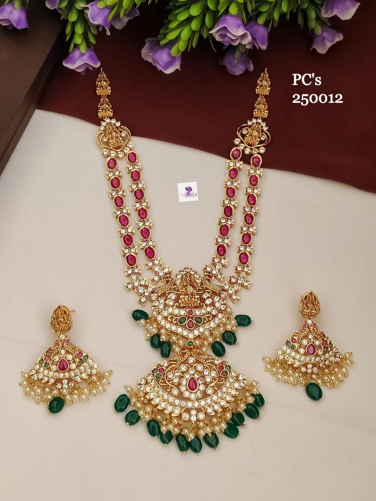 Traditional South Indian Necklace Set