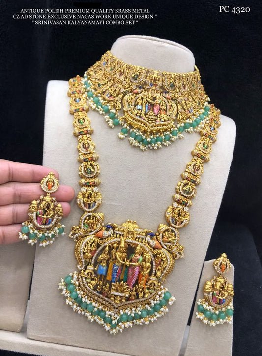Original Quality Srinivasa Kalyanam Necklace Set