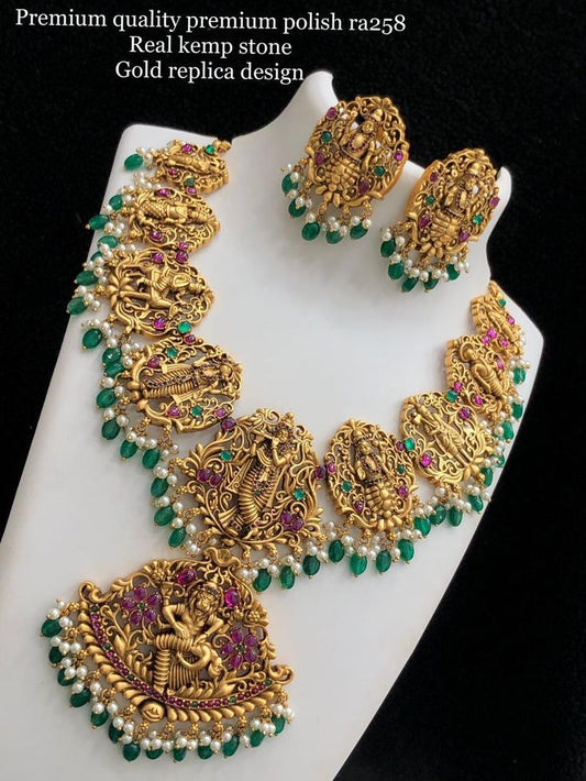 Designer Premium Kemp Necklace Set