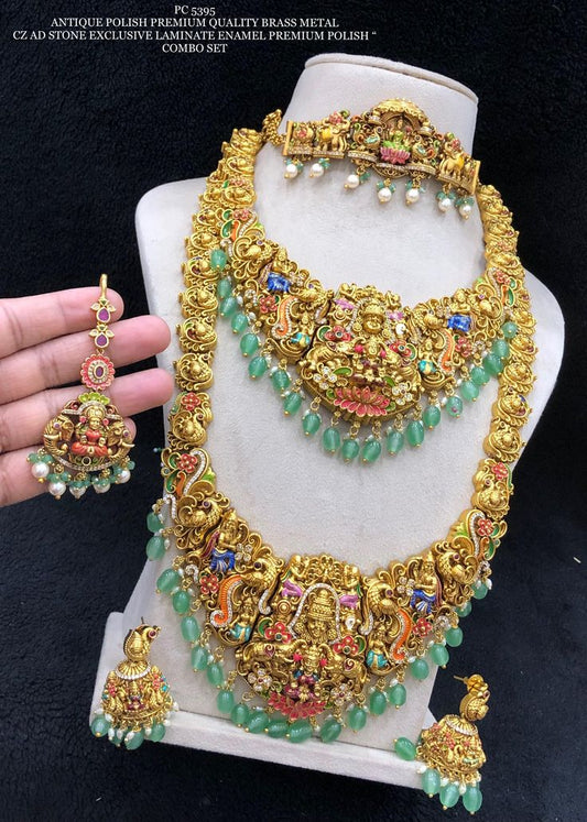 CZ AD stone Exclusive Laminate ENAMEL Polish Combo Set